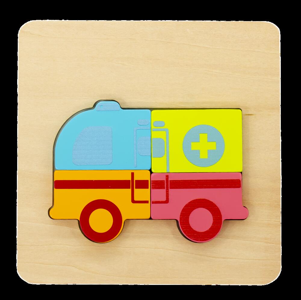 Ambulance Wooden Puzzle