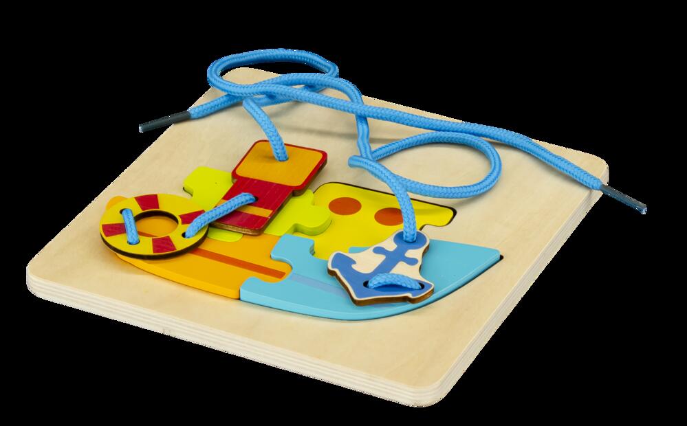 Boat Lace Board Blue Rope