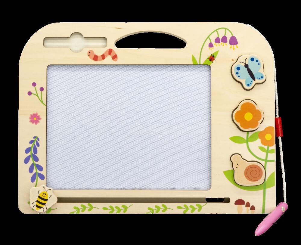 Dinosaurs Magnetic Drawing Board Front With Drawing