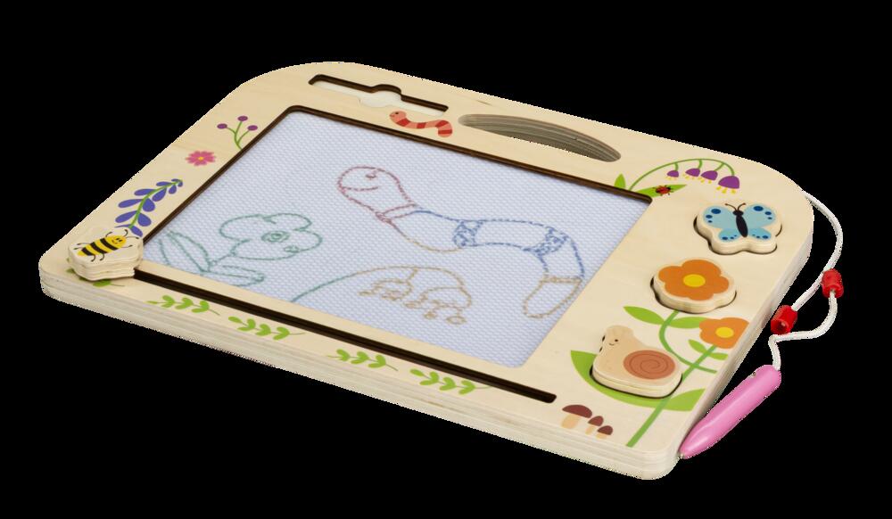 Forest Animals Magnetic Drawing Board Angle With Drawing