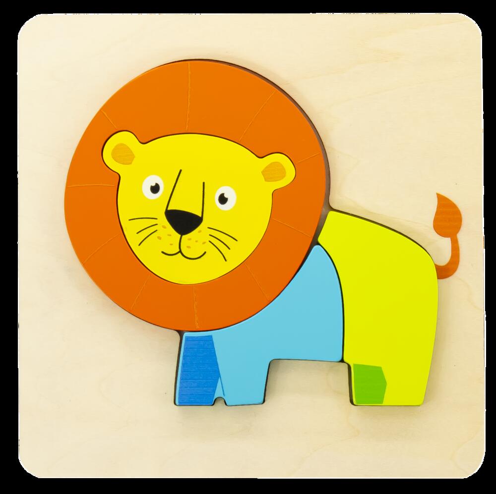 Lion Wooden Puzzle