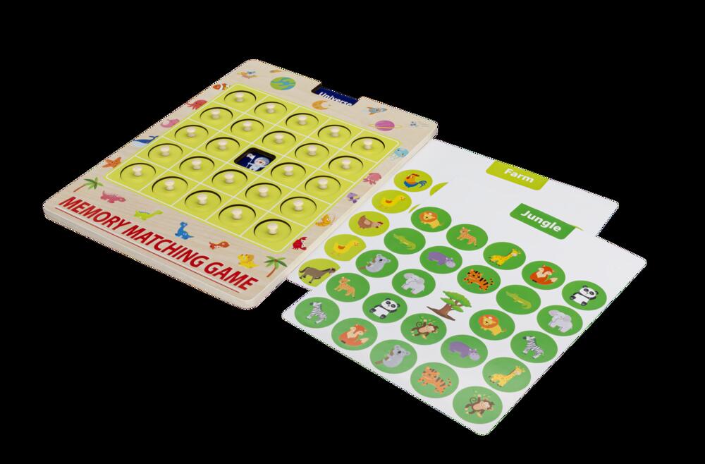 Memory Matching Game Farm With Sticker Sheets