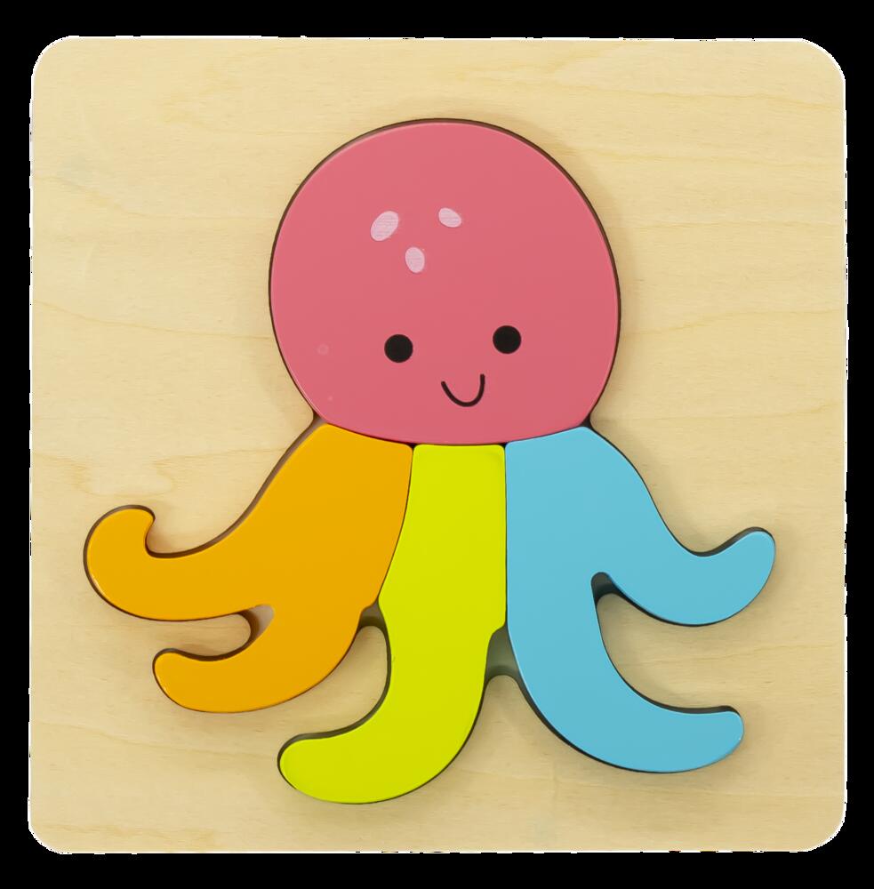 Octopus Wooden Puzzle