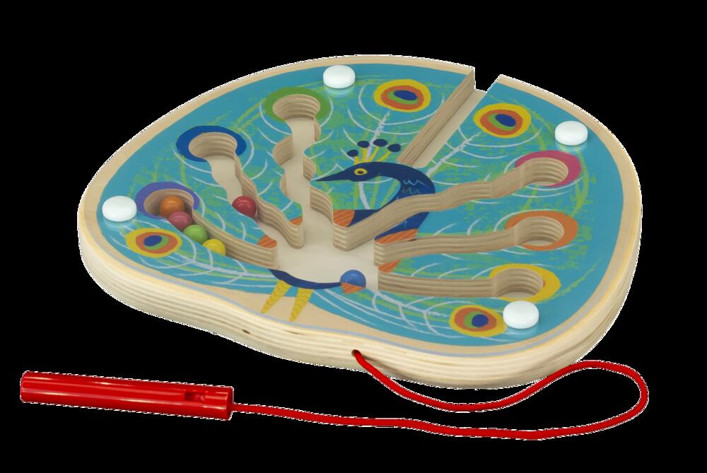 Peacock Magnetic Maze Game