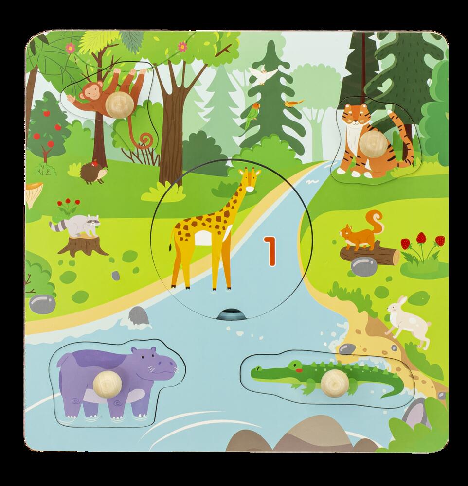 Wild Animal Counting Board
