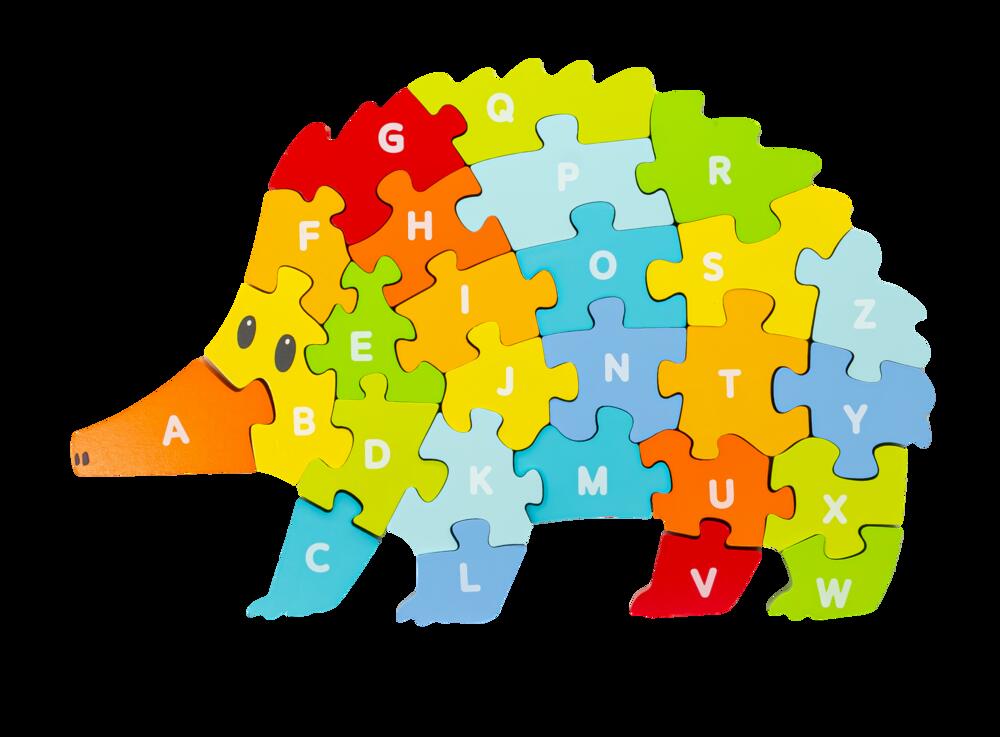 Wooden Animal Alphabet Puzzle