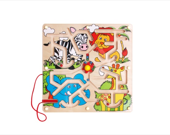 Wooden Animal Maze Game