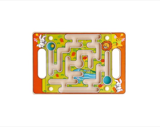 Wooden Animal Maze