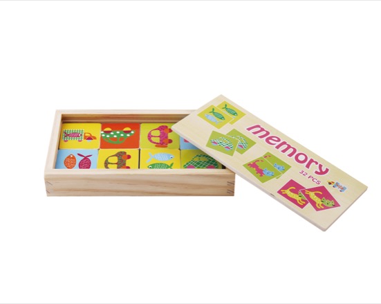 Wooden Animal Memory Game