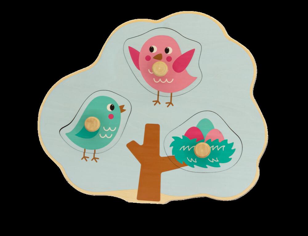 Wooden Bird Puzzle