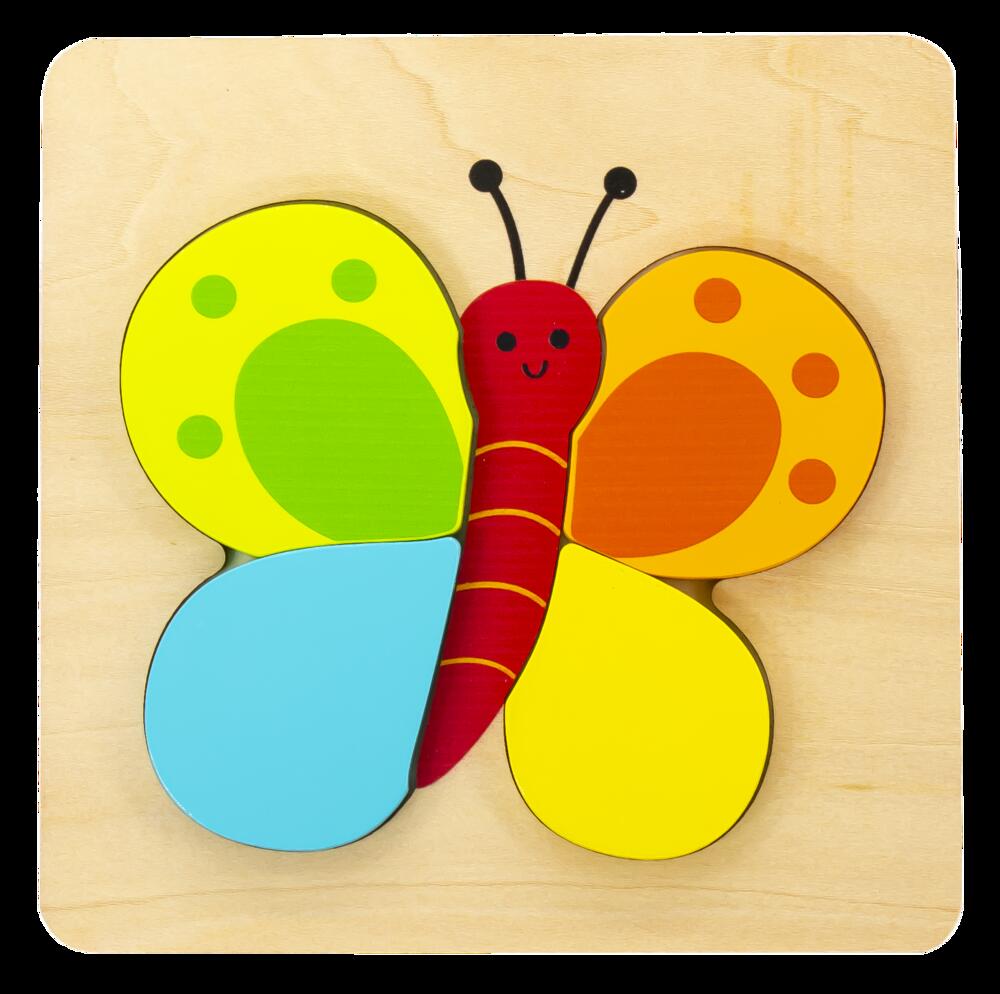 Wooden Butterfly Puzzle