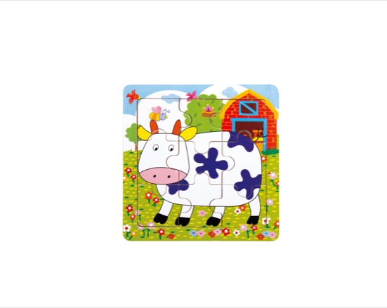 Wooden Cow Puzzle