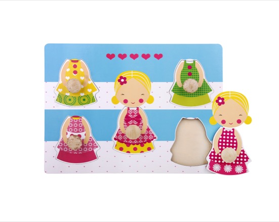 Wooden Doll Peg Puzzle