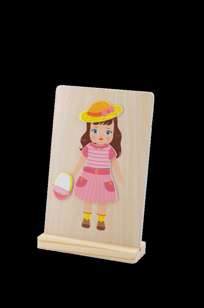 Wooden Dress Up Doll