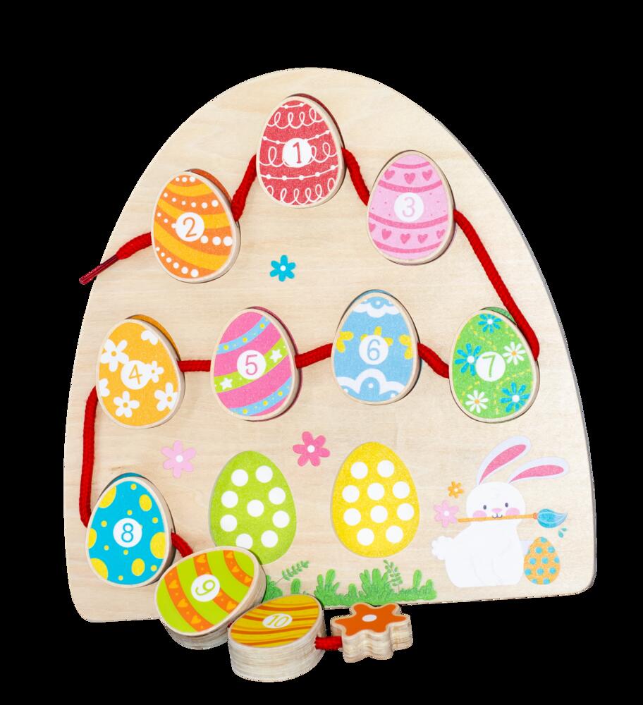 Wooden Easter Lacing Toy