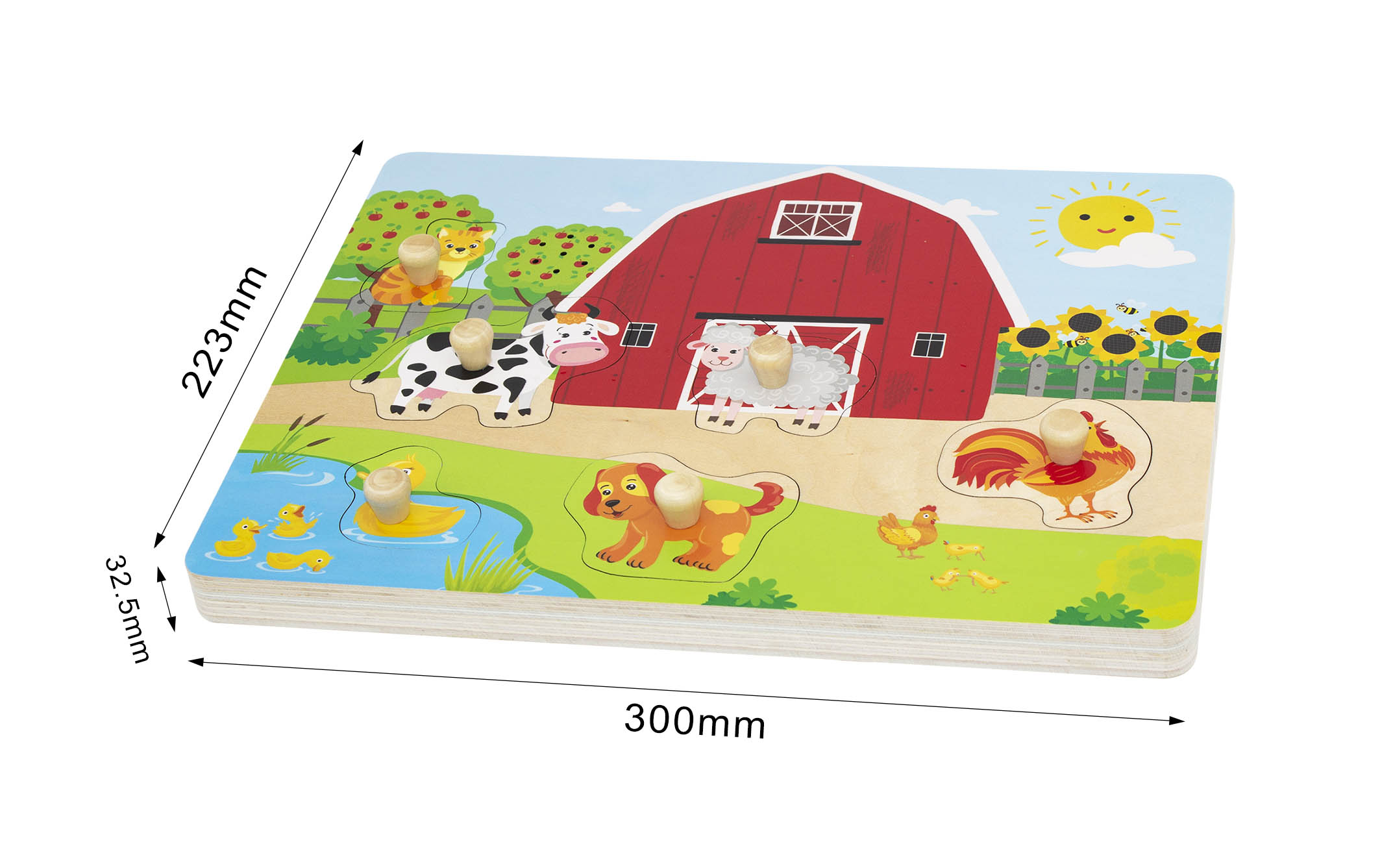 Wooden Farm Animal Puzzle