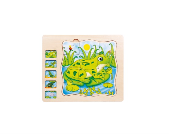 Wooden Frog Puzzle
