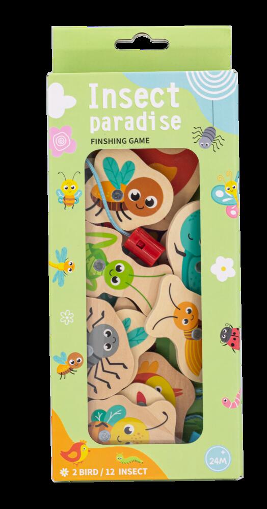 Wooden Insect Fishing Game