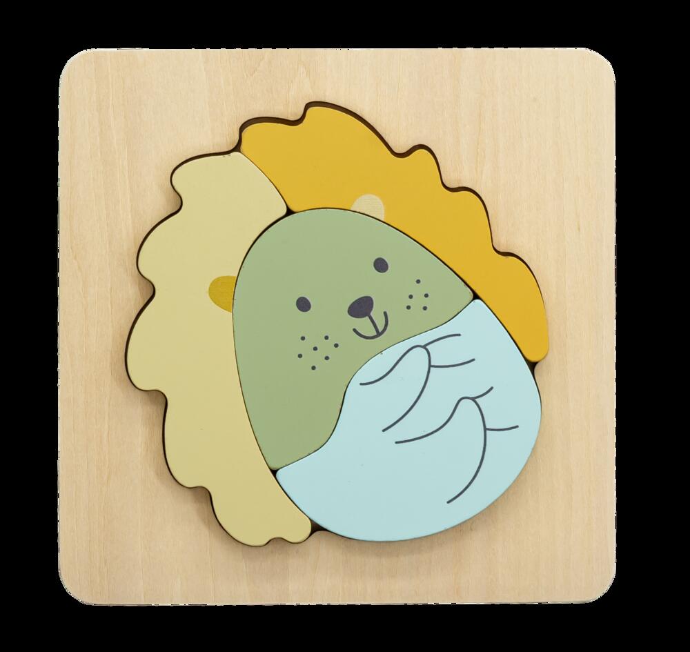 Wooden Lion Layer Puzzle