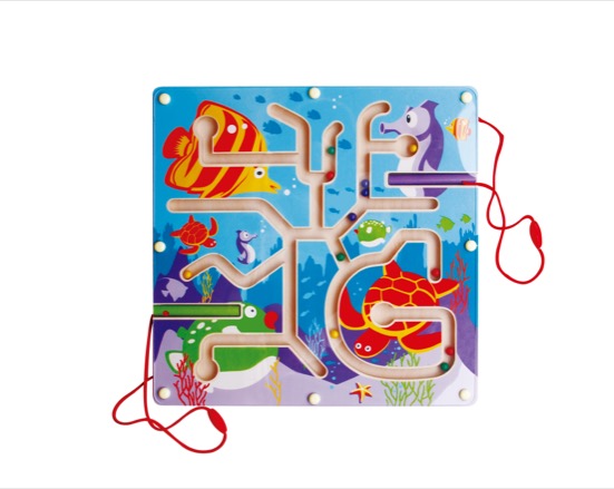 Wooden Magnetic Sea Maze