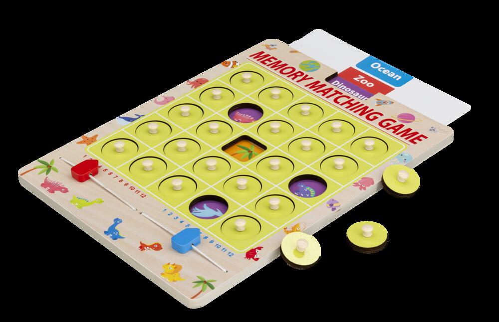 Wooden Memory Matching Game