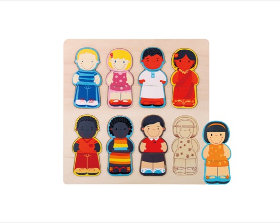 Wooden People Puzzle