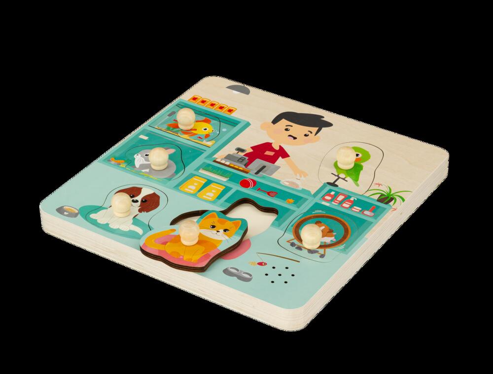 Wooden Pet Shop Puzzle