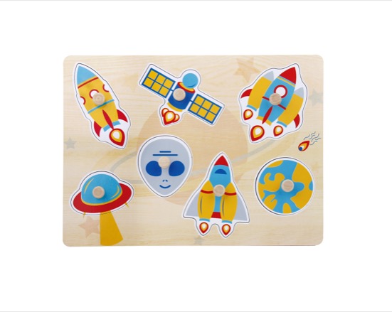 Wooden Space Puzzle