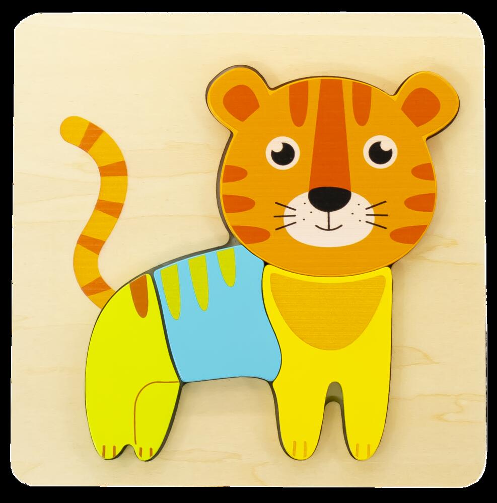 Wooden Tiger Puzzle