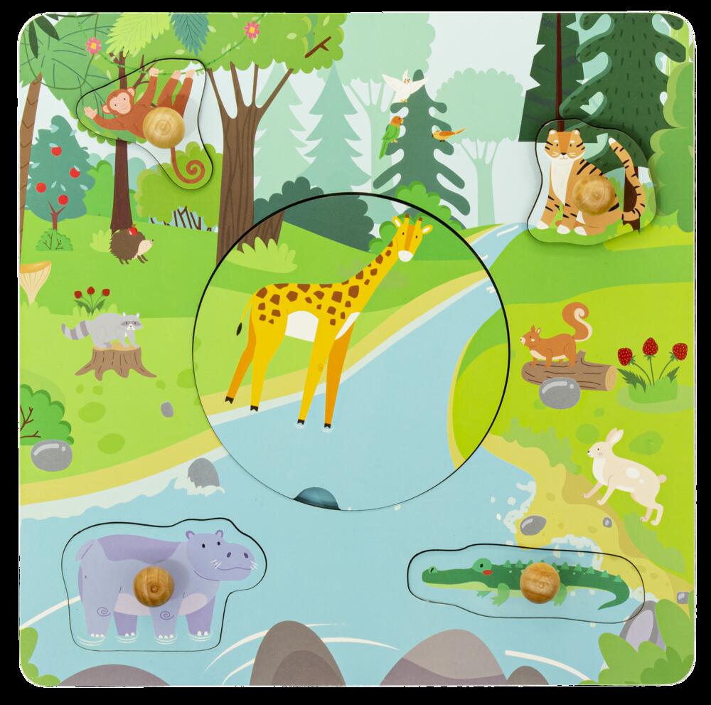 Wooden Wild Animal Puzzle