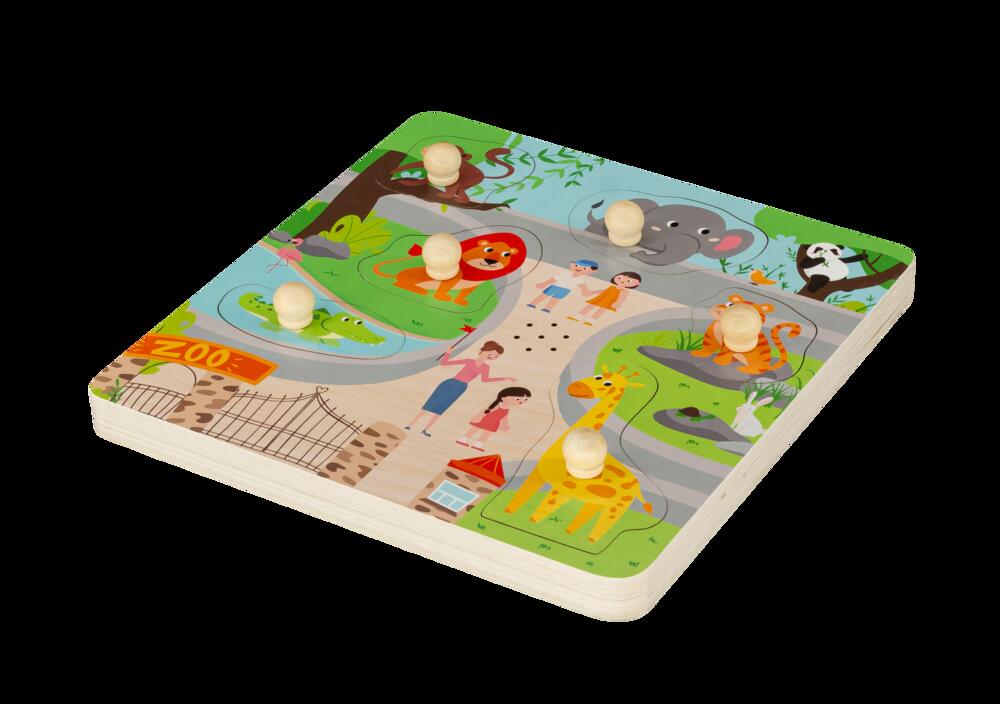 Wooden Zoo Peg Puzzle