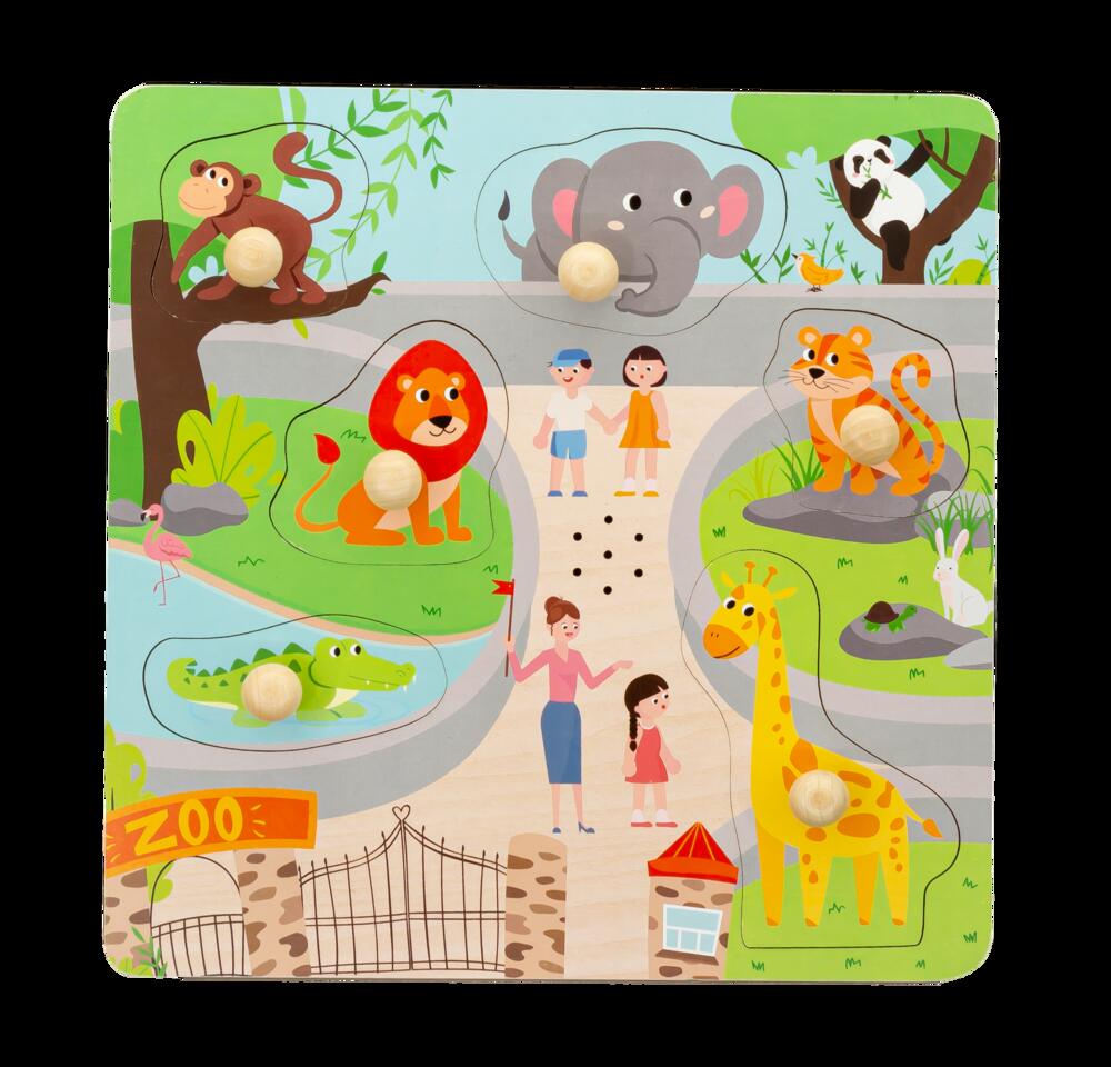Wooden Zoo Puzzle