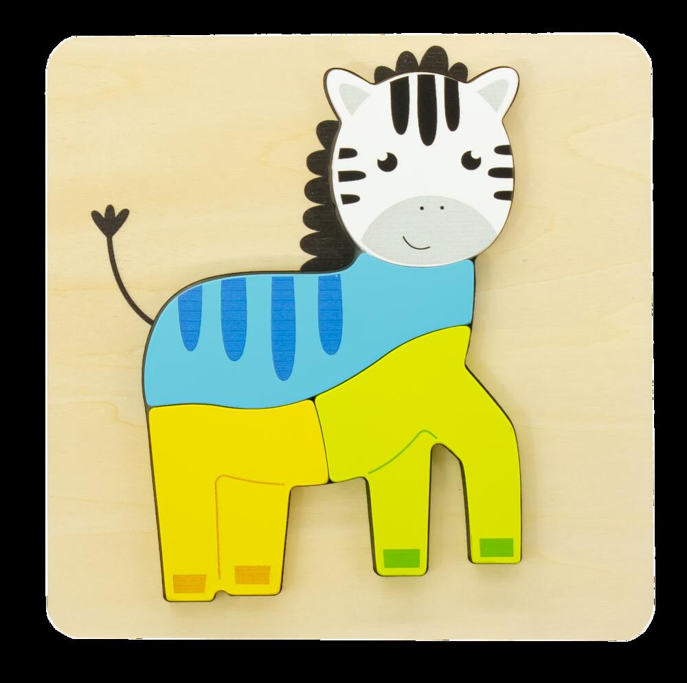 Zebra Wooden Puzzle